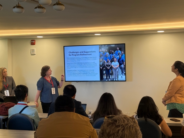 MGA faculty showcased a wide range of innovative research in artificial intelligence, compliance, pedagogy, and cybersecurity with presentations at the conference.